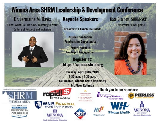 Winona Area SHRM Leadership & Development Conference